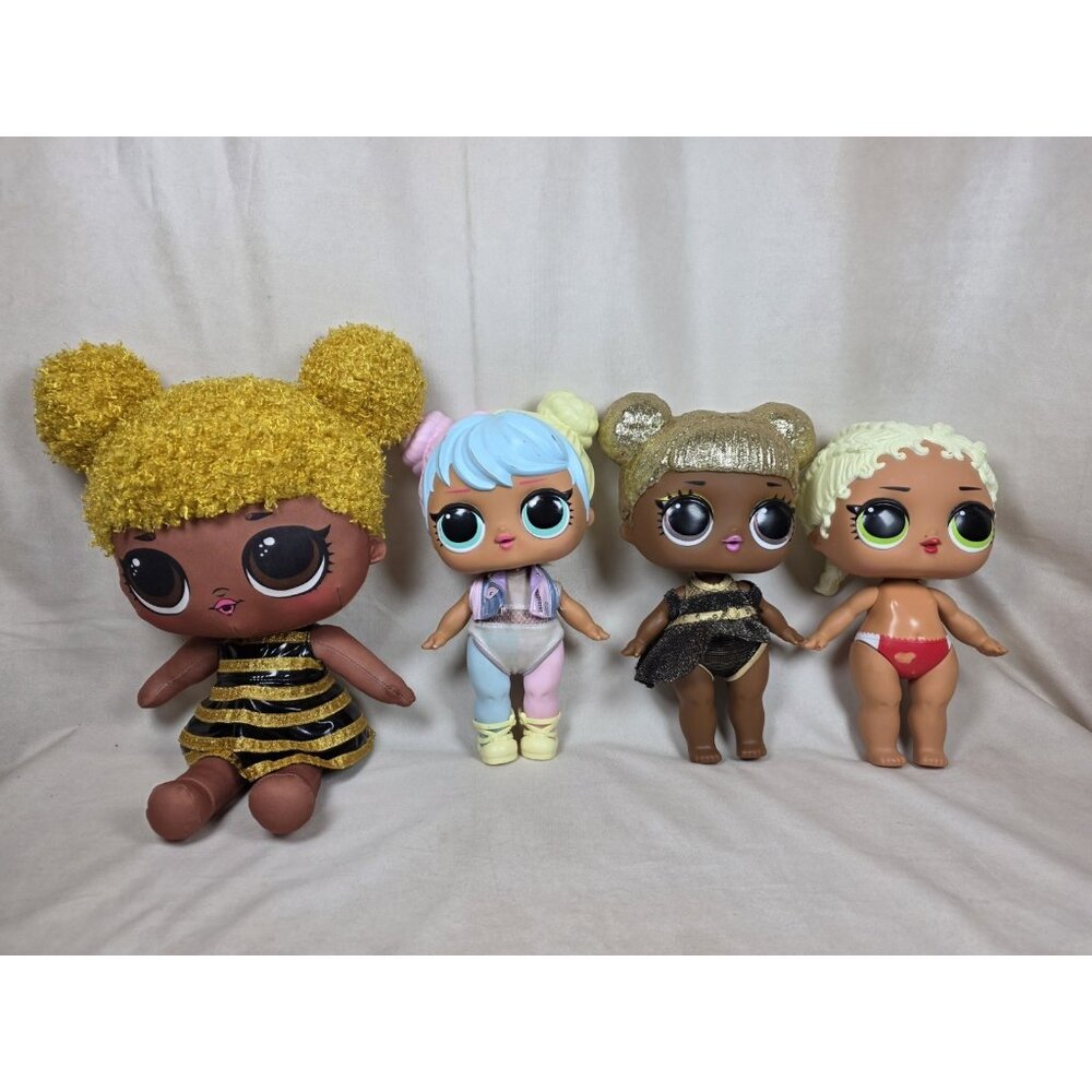 LOL Surprise Big Babies BB Lot Of 3 Queen Bee & Baby Bon Bon 11 Inches Tall + 1